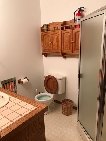 Down stairs Bath and shower.