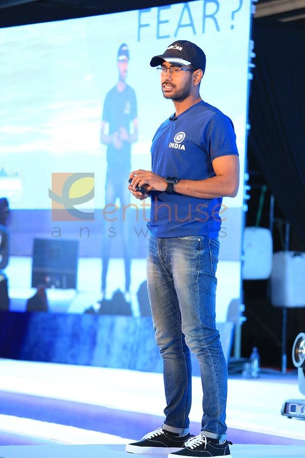 Sharing motivational stories during a corporate talk for the Medtronic India Team in Thailand