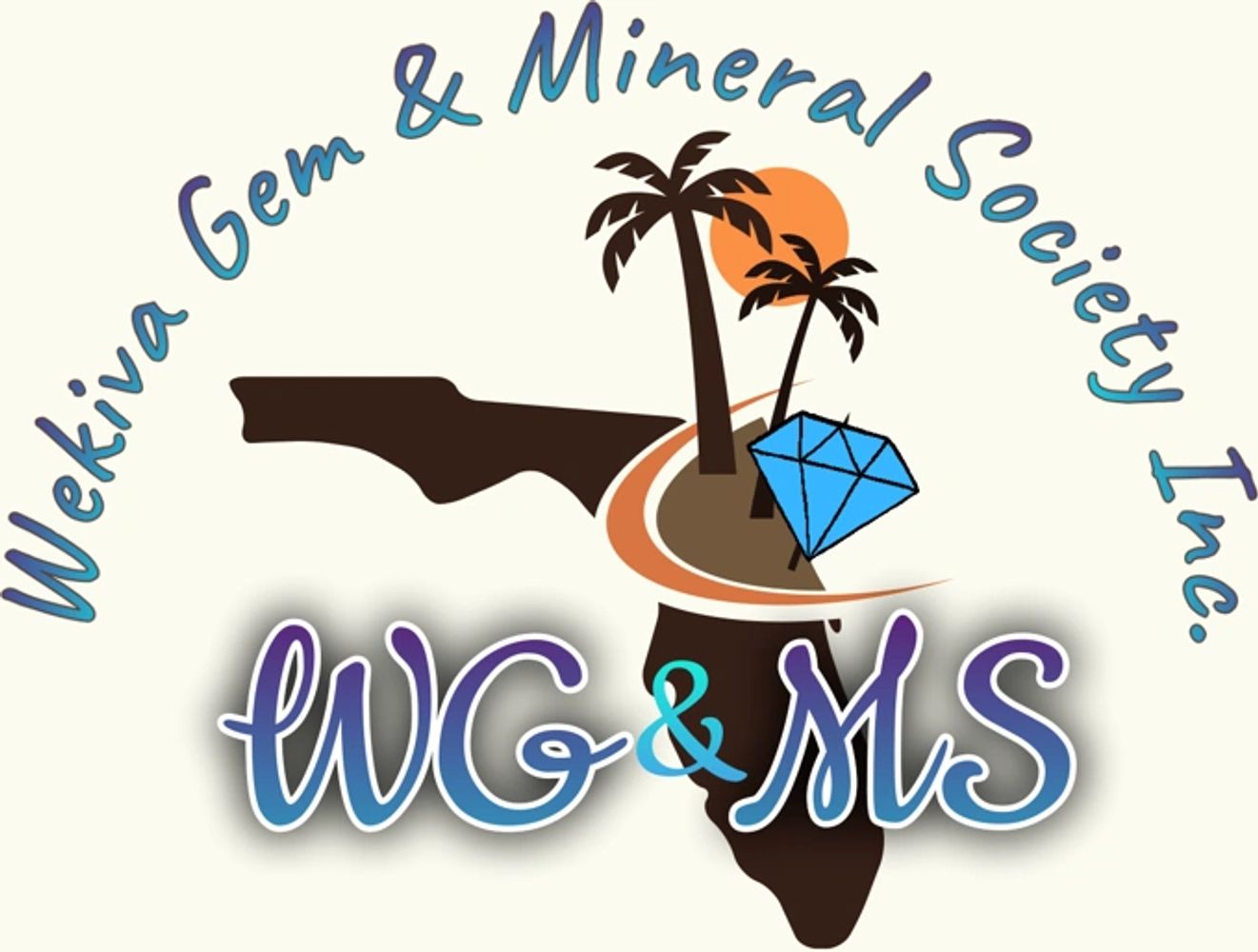 Wekiva Gem & Mineral Society Logo