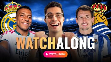 Watch along event with soccer players from Real Madrid and Real Sociedad.