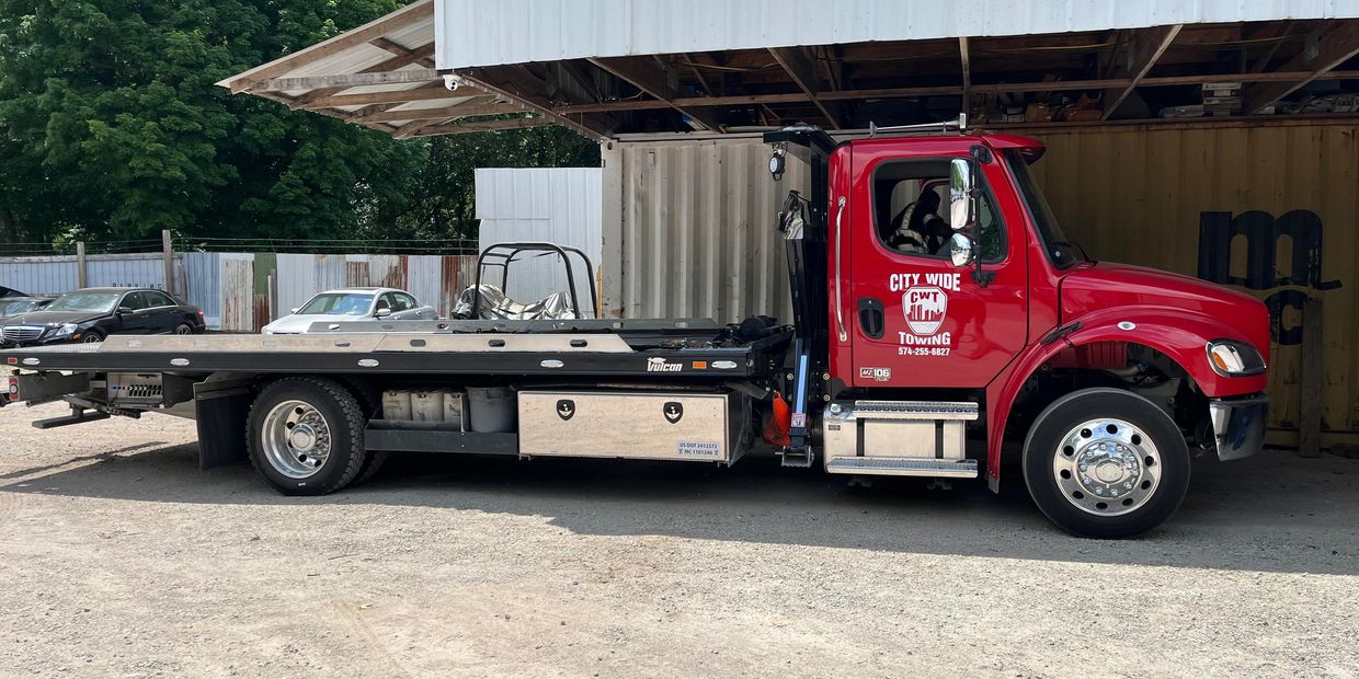 The City Wide tow truck in Mishawaka, Indiana.