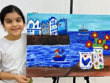I Can Draw program for kids age 7 to 12, Art Class Bahrain 