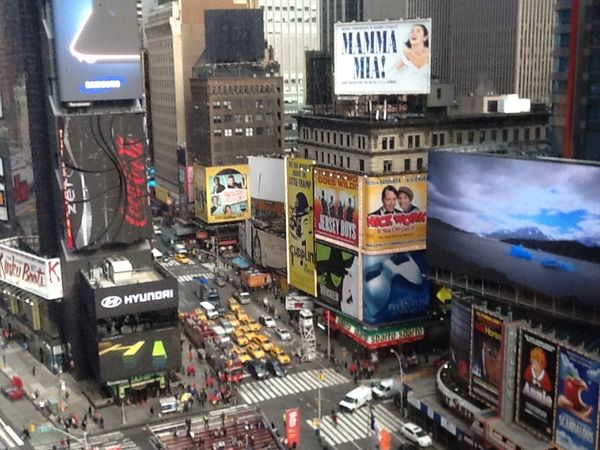 View of Times Square from Marriott Marquis