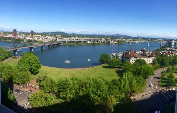 View from Portland Marriott Waterfront