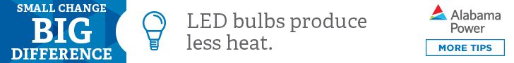 LED bulbs produce less heat, saving energy and increasing safety.