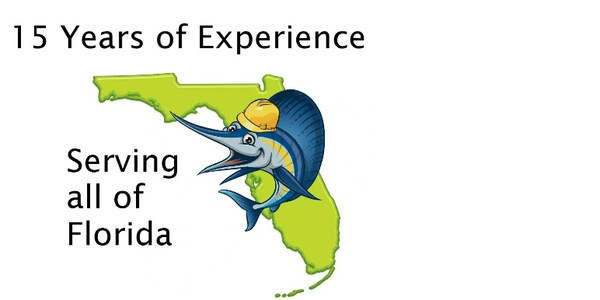 Sailfish Solar logo in the map of Florida