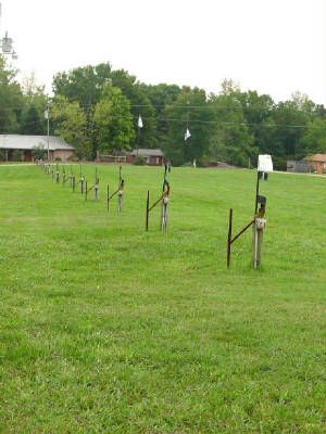 Campsite at a Love Valley campground