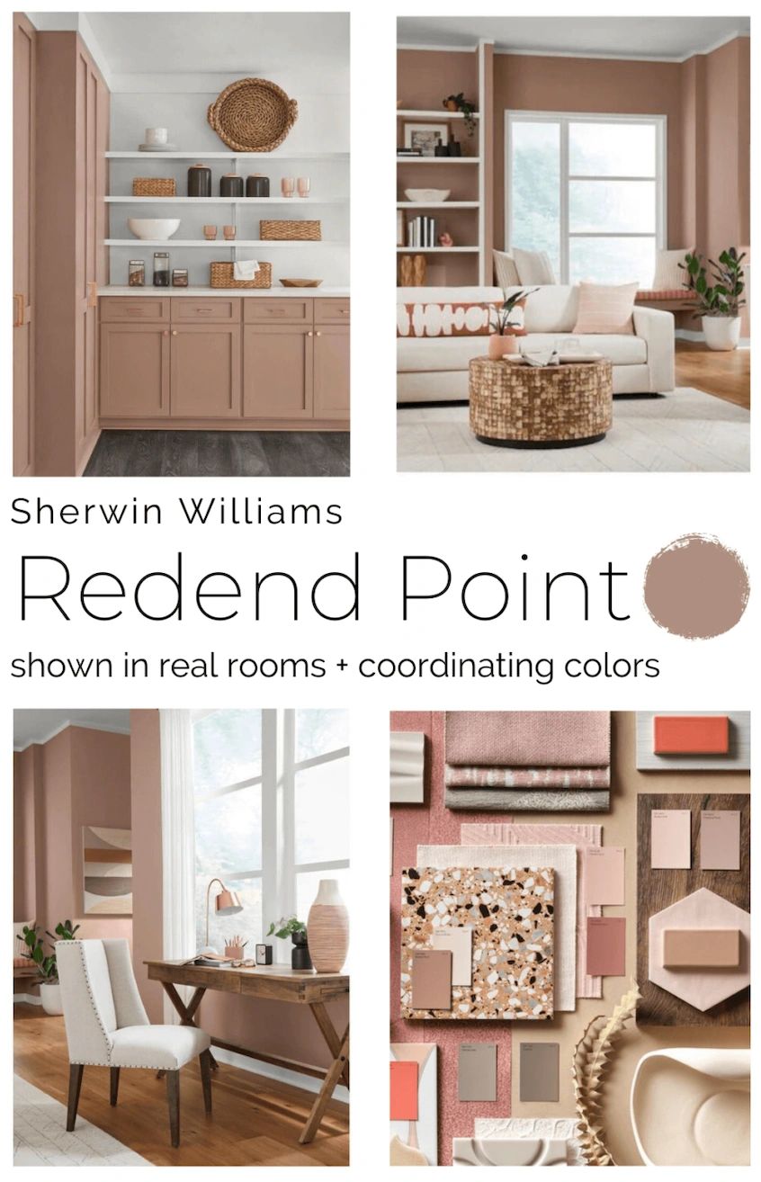 The Sherwin-Williams 2023 Color of the Year Is Redend Point