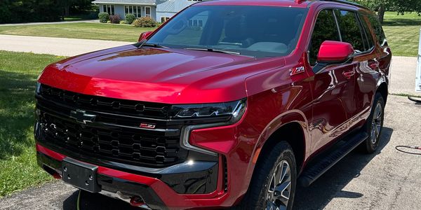 Freshly detailed 2024 Z71 Chevy Tahoe. It recieved a deep exterior detail, as well a interior detail