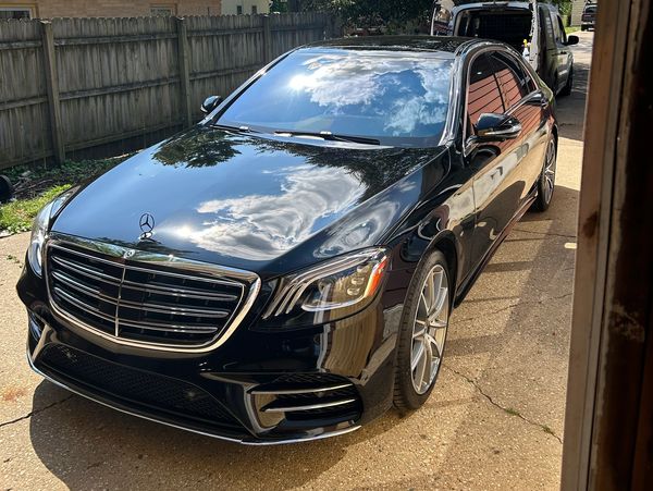 Mercedes S-560 after a one step paint correction and ceramic coating by bigboyz detailing in beloit.