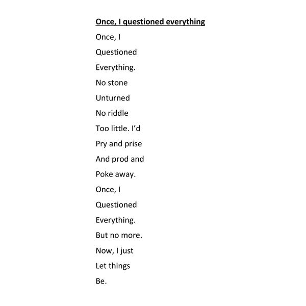 A simple poem about lost childhood exploration, how adulthood takes its toll.