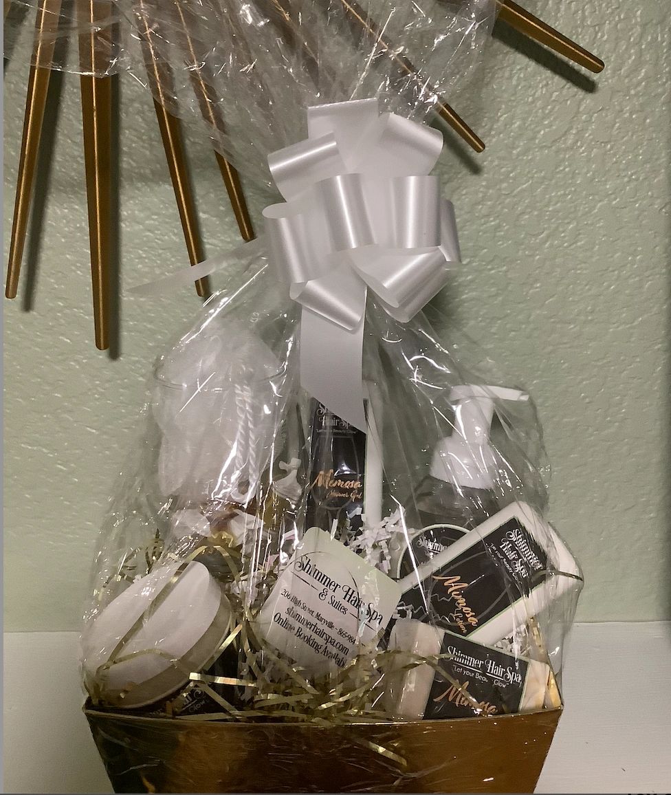 Mimosa Gift Basket from TLC, springintohopeauction