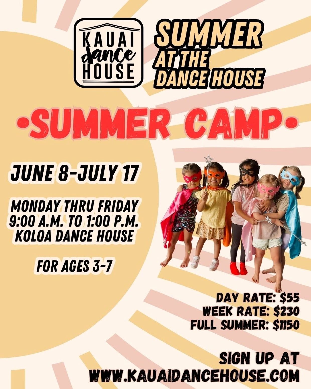 SUMMER CAMP AGES 3-7