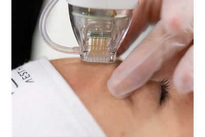 Acne Scar Improvement
Results following a course of RF microneedling treatments. Individual results 