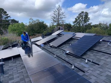 Sunwise solar panel installers, solar installation in Palo Alto.