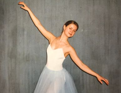 Svetlana Gavrilova in Mikhailovsky Theatre, 1998. Perform ballet"Serenade", Choreographer George Bal