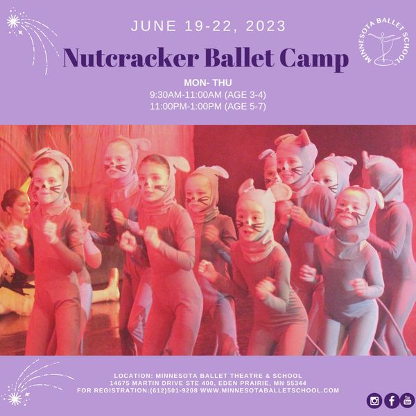 Summer Art and Craft Camp for kids 3-8 Years old. Nutcracker Ballet Camp