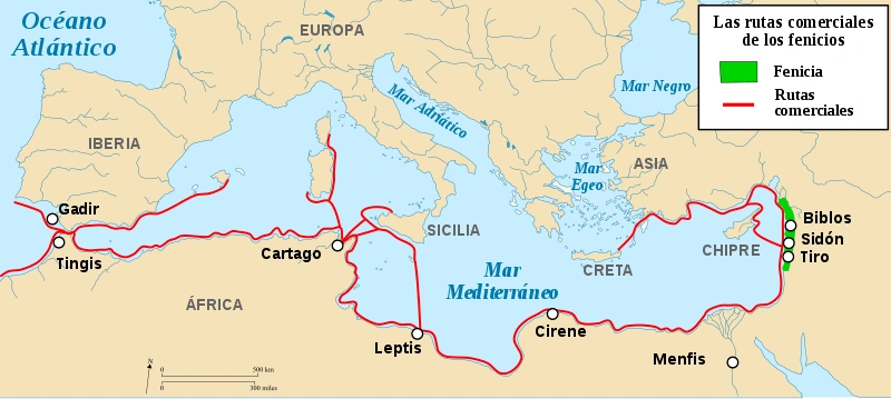Rutas comerciales fenicios Manuela Sea Villa 
