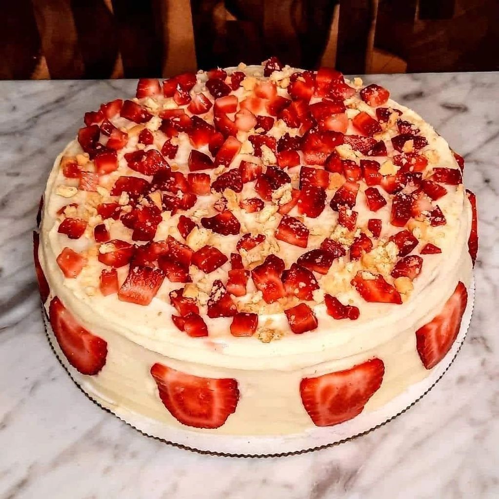 Strawberry Shortcake with double toppings