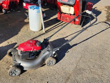 Standard lawn mower for home or business grass trimming. Also available with a bag.