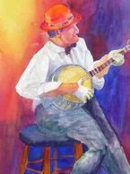 The banjo player
