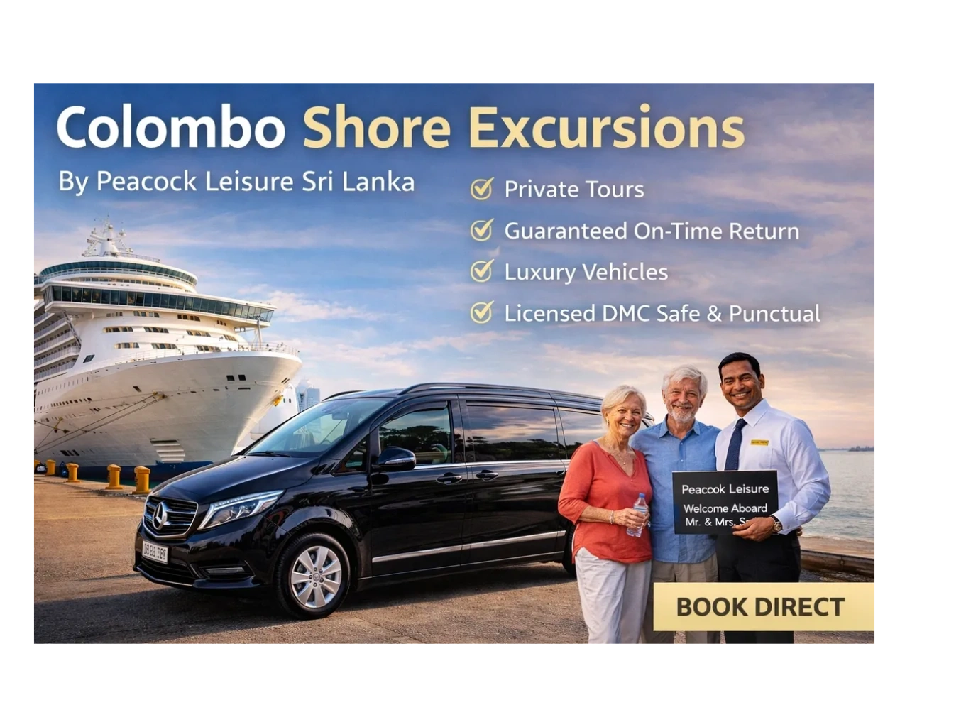 Colombo shore excursions
Sri Lanka cruise excursions
Colombo cruise port tours
Private Colombo shore