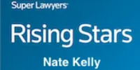 Nate Kelly's official selection by Super Lawyers as a Rising Star in the area of Business Law.