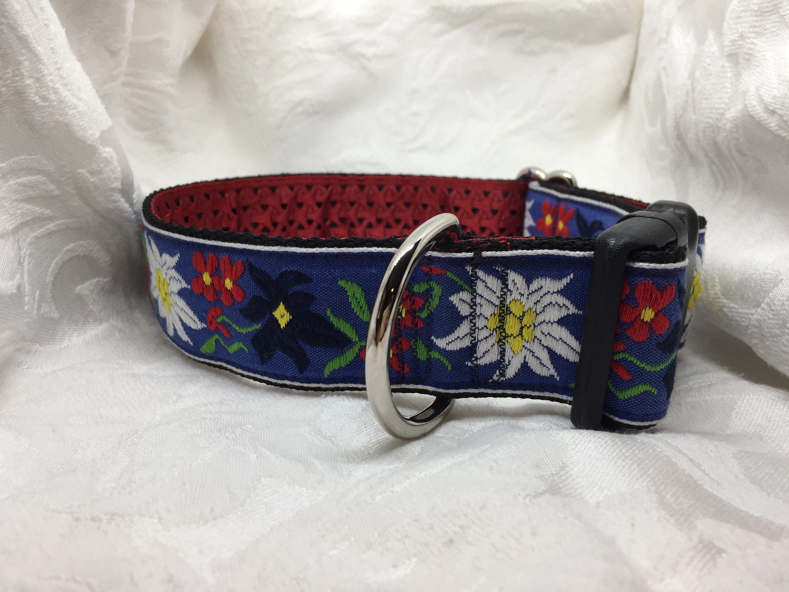 Pet Supplies Pet Collars & Jewelry Pet Collars & Leashes Floral  Hundehalsband Daisy Dot Flower Limited Slip Martingale Leather Dog Collar  Design your own chasecreek.com