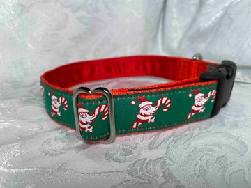 Red anta on Candy Cane on Green Collar