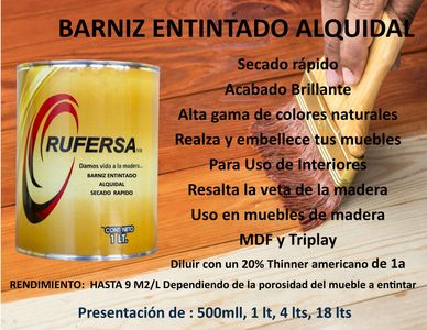 Barniz Entintado Barniz Para Madera Fácil Uso 11 Tono 250ml