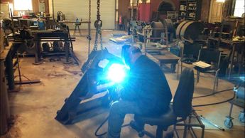 Welding on a BP714