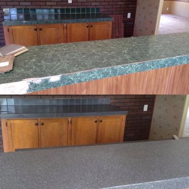 Laminate countertop refinish 