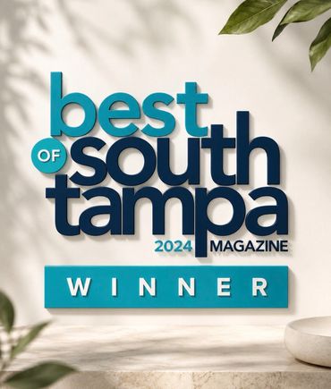 Best of South Tampa 2024 Magazine Winner announcement graphic.