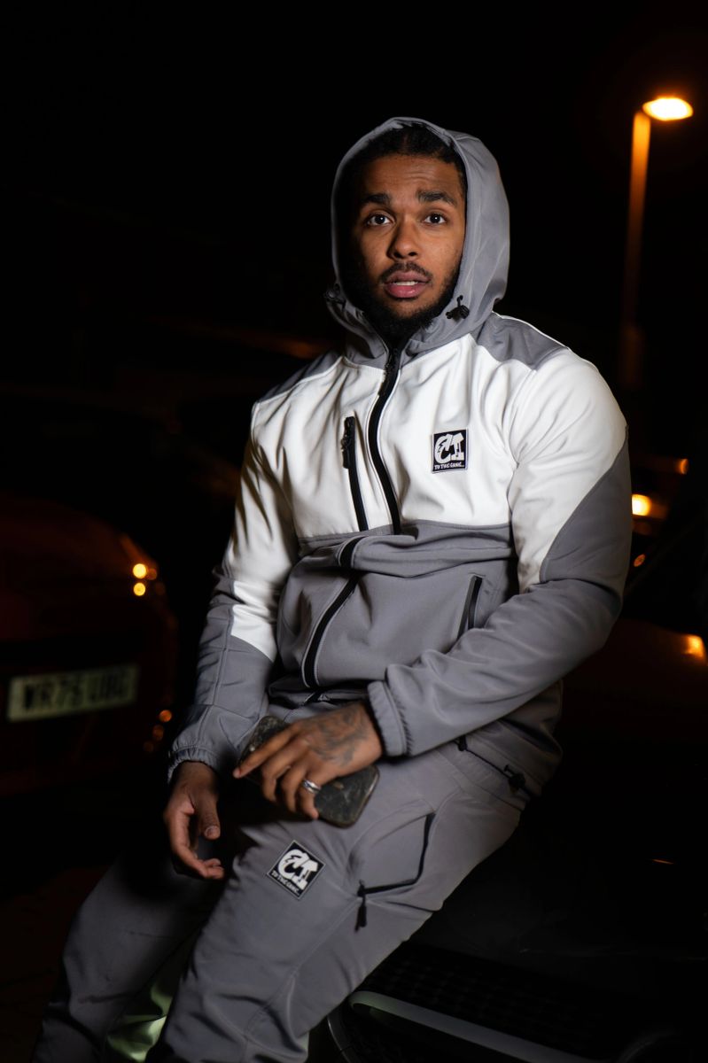 Contrast Code Tracksuit (Grey)