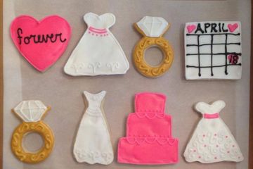 Decorated Bridal Shower COokies
