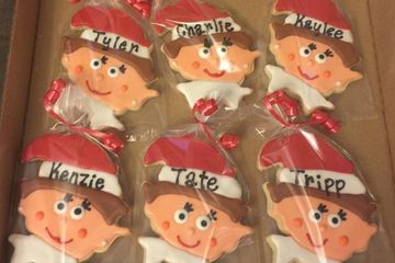 Decorated Elf Cookies