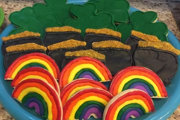 Decorated St. Patrick's Day Cookies