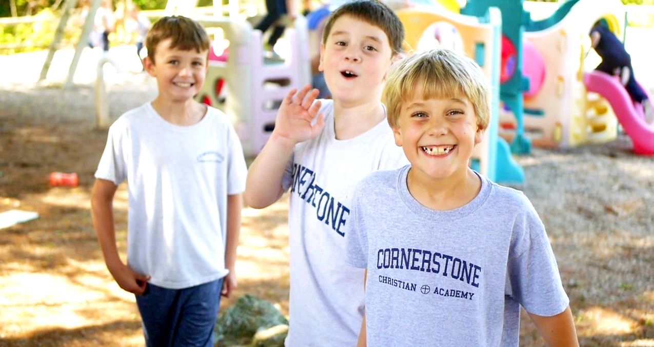 group of boys on recess