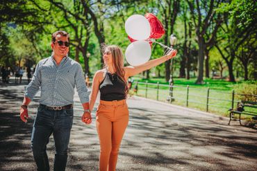 couple engagement photo shoot in New York