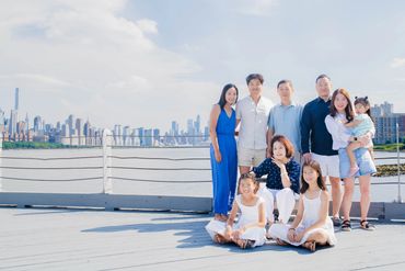 family photo shoot in New Jersey bay area 