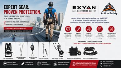 Fall protection gear by Exyan for expert safety.