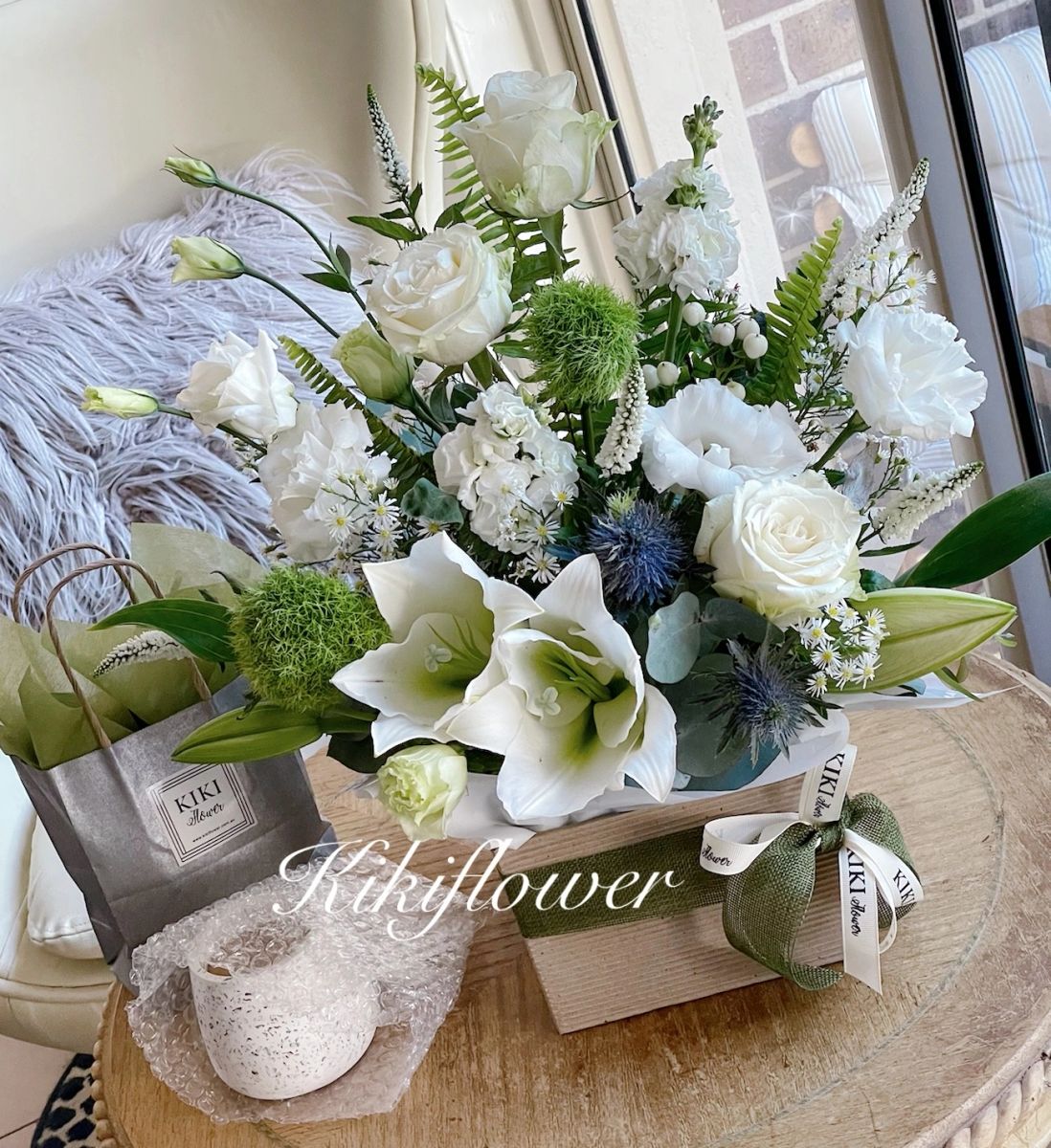 Posy Box-Vivid White