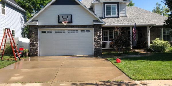 power washing prep
