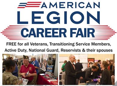 American Legion Career Fair for veterans and service members.