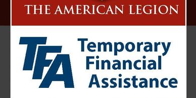 Logo for American Legion Temporary Financial Assistance.