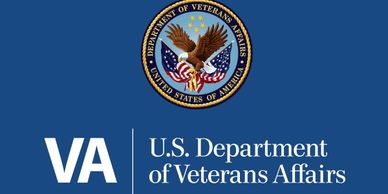 Logo of the U.S. Department of Veterans Affairs.