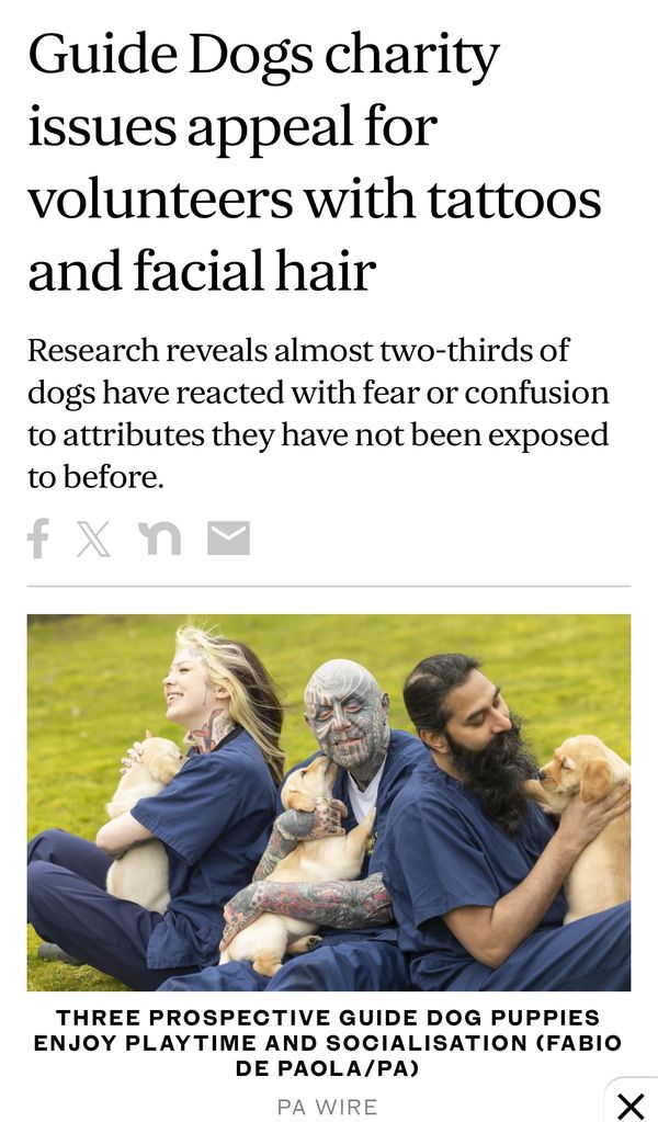 The Guardian News, Guidedogs UK campaign 