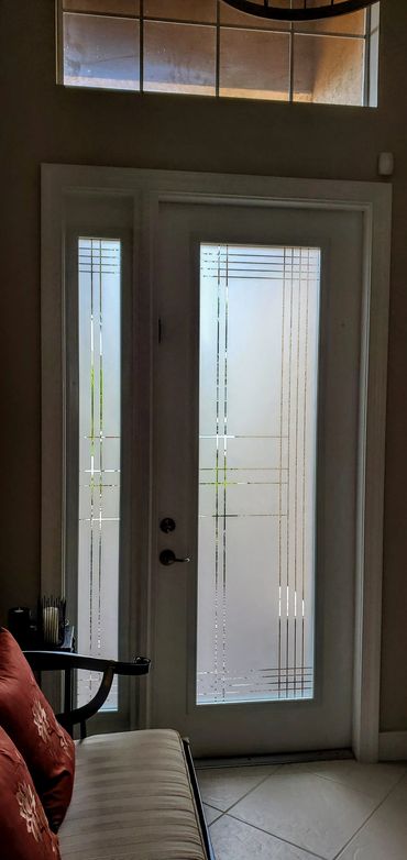 etched doors