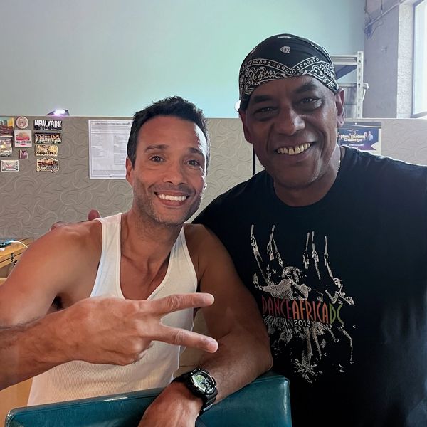 AfroCuban instructor’s smiling 