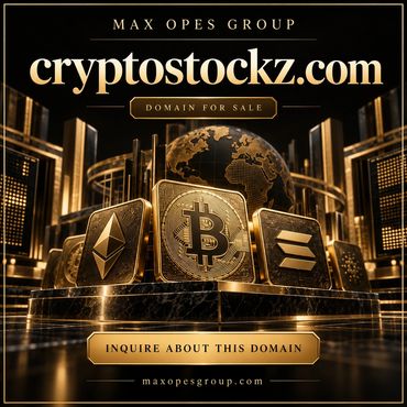 Domain for sale: cryptostockz.com by Max Opes Group.